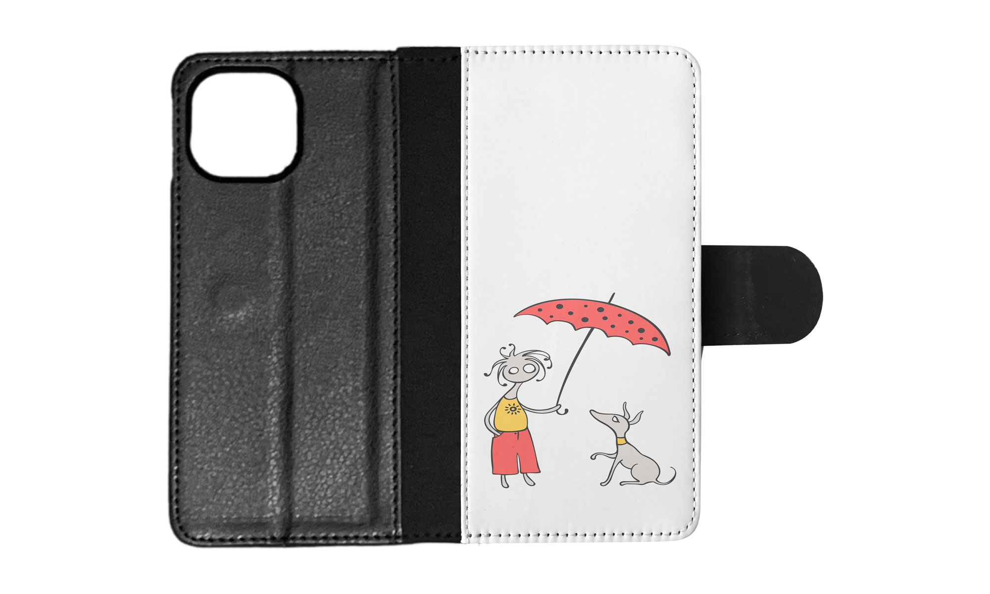 FLIP CASE FOR APPLE IPHONE|MINIMALIST DOG - Picture 64 of 193