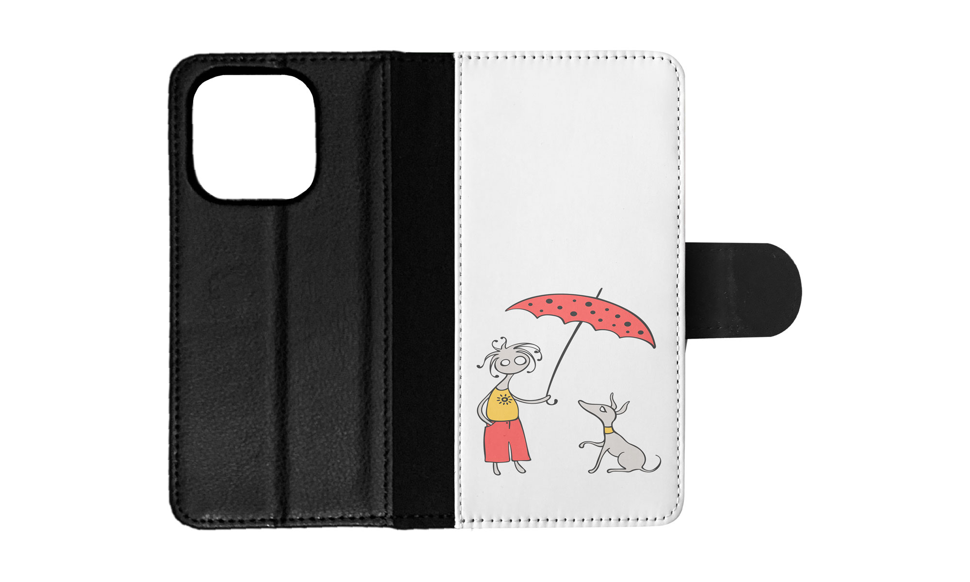 FLIP CASE FOR APPLE IPHONE|MINIMALIST DOG - Picture 54 of 193