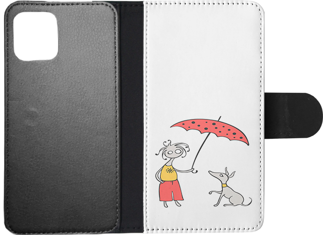 FLIP CASE FOR APPLE IPHONE|MINIMALIST DOG - Picture 86 of 193