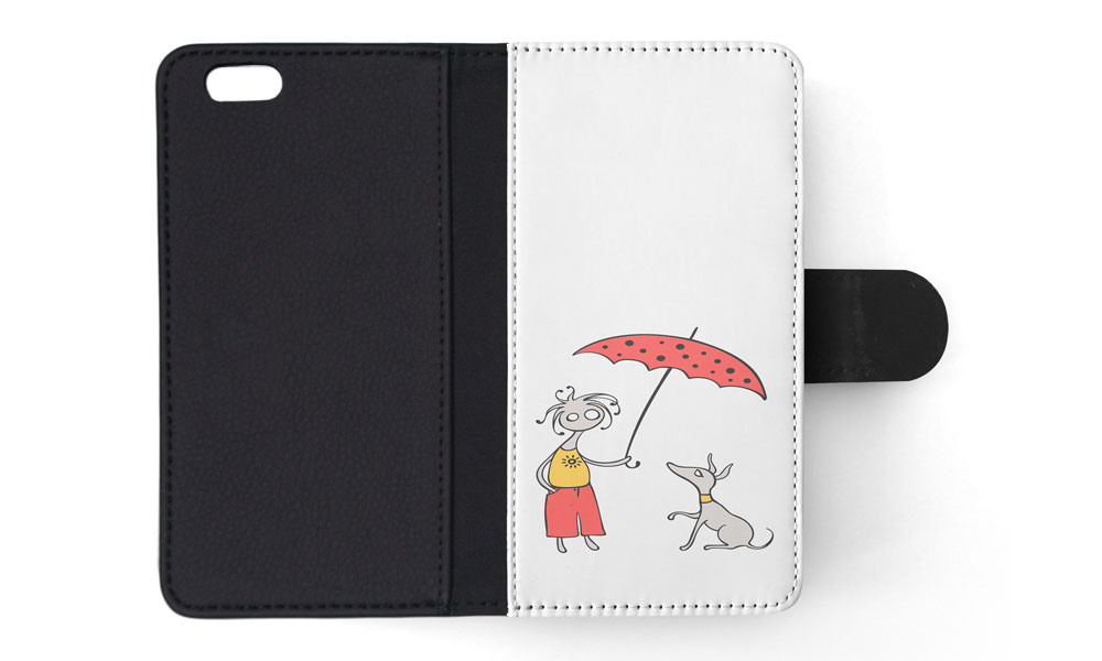 FLIP CASE FOR APPLE IPHONE|MINIMALIST DOG - Picture 162 of 193