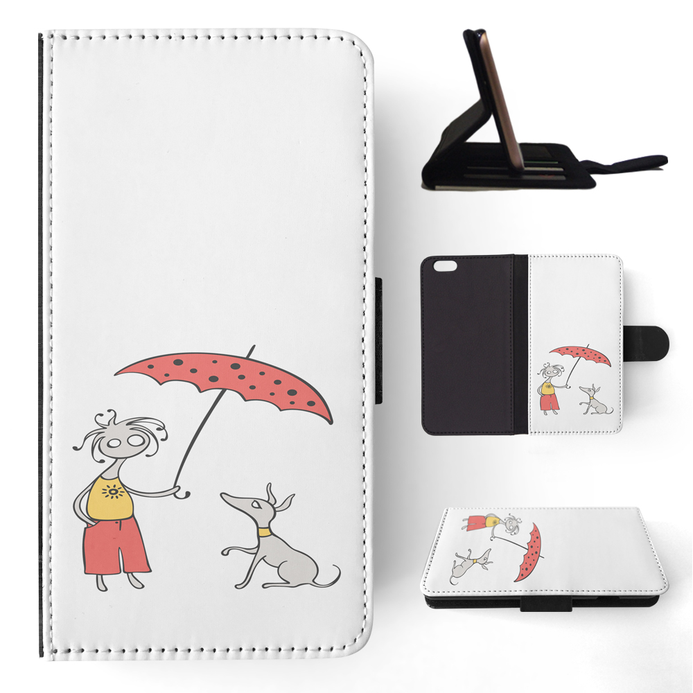 FLIP CASE FOR APPLE IPHONE|MINIMALIST DOG - Picture 149 of 193