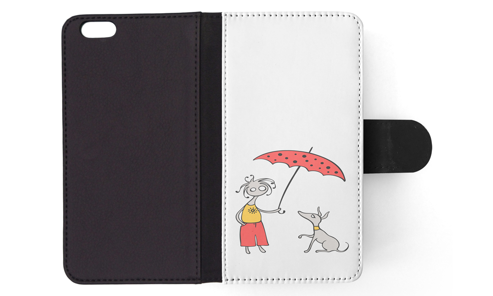 FLIP CASE FOR APPLE IPHONE|MINIMALIST DOG - Picture 152 of 193