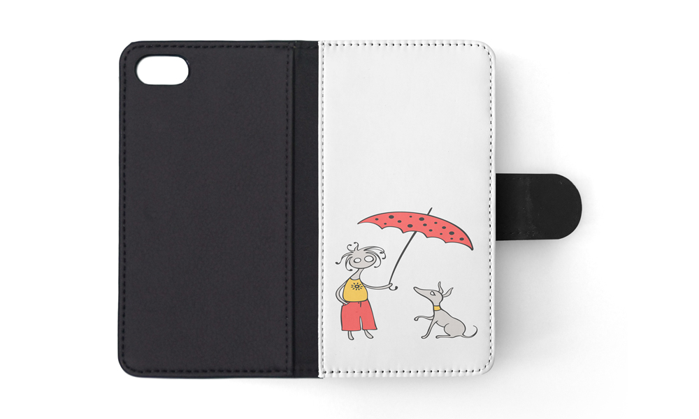 FLIP CASE FOR APPLE IPHONE|MINIMALIST DOG - Picture 137 of 193