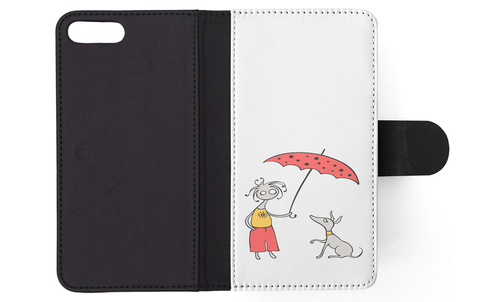 FLIP CASE FOR APPLE IPHONE|MINIMALIST DOG - Picture 132 of 193