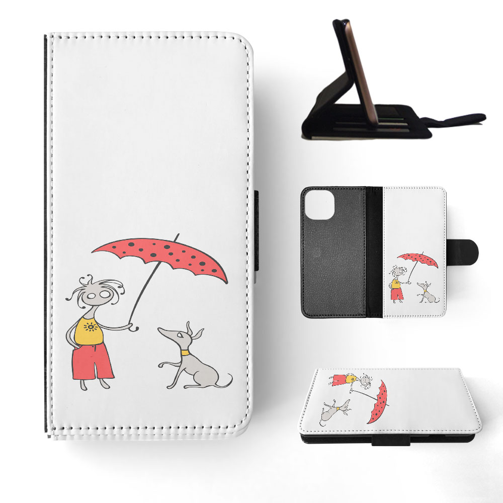 FLIP CASE FOR APPLE IPHONE|MINIMALIST DOG - Picture 41 of 193