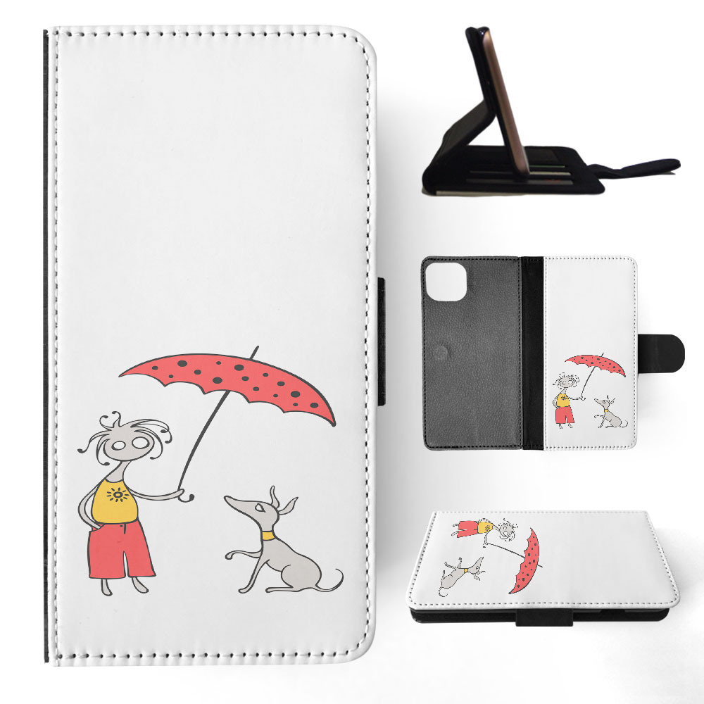 FLIP CASE FOR APPLE IPHONE|MINIMALIST DOG - Picture 36 of 193