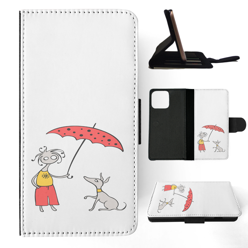 FLIP CASE FOR APPLE IPHONE|MINIMALIST DOG - Picture 6 of 193