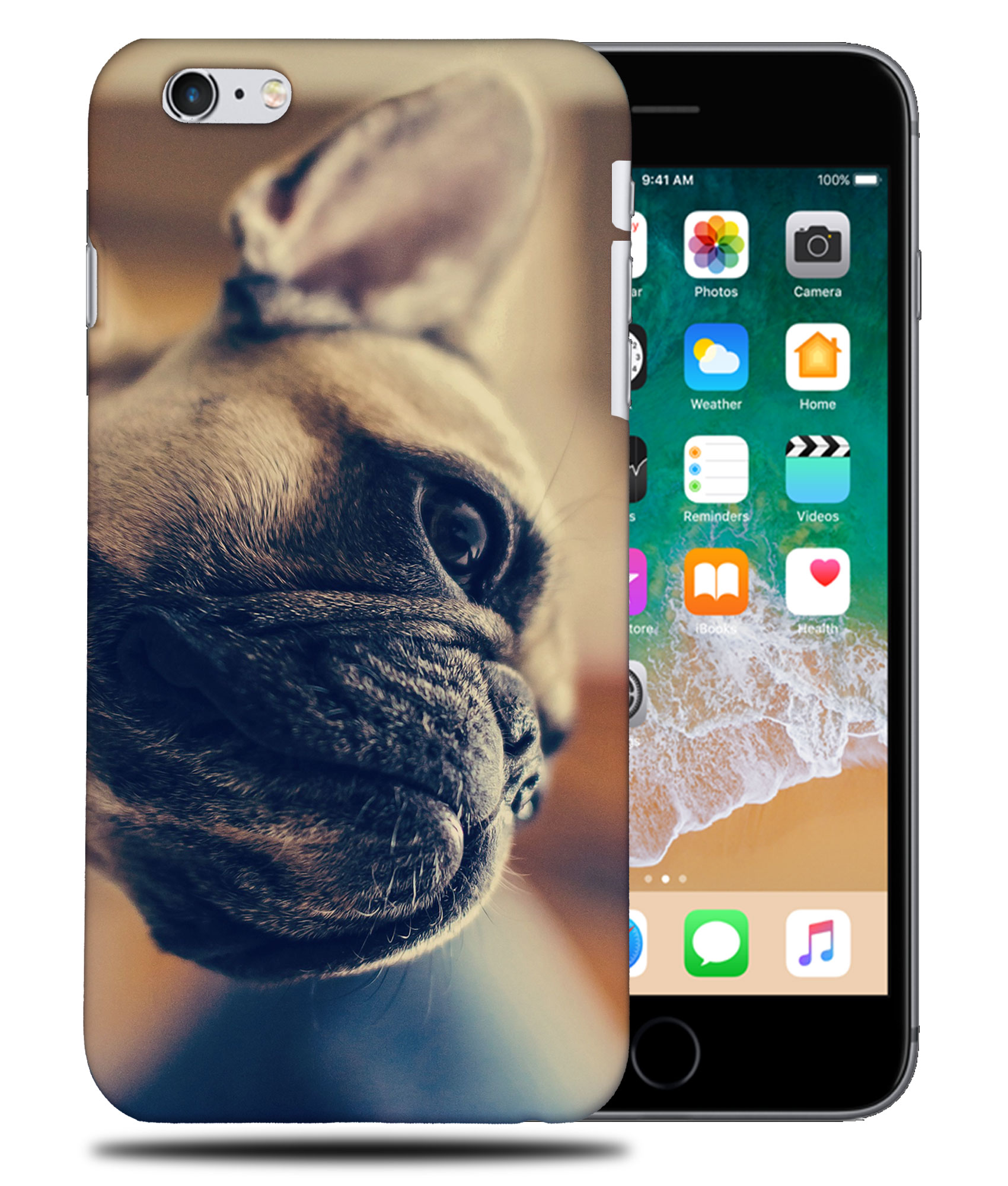 CASE COVER FOR APPLE IPHONE|FRENCH BULLDOG DOG 7 - Foto 33 di 44