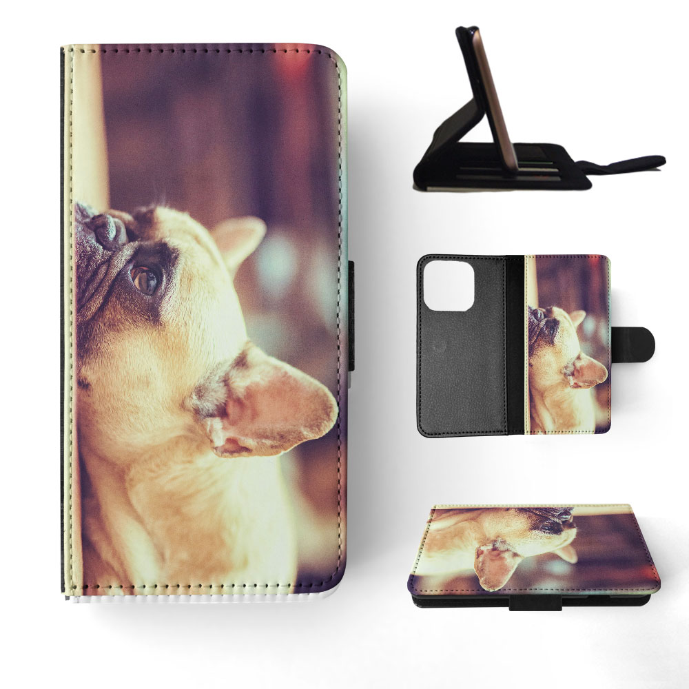 FLIP CASE FOR APPLE IPHONE|FRENCH BULLDOG DOG 25 - Picture 31 of 193