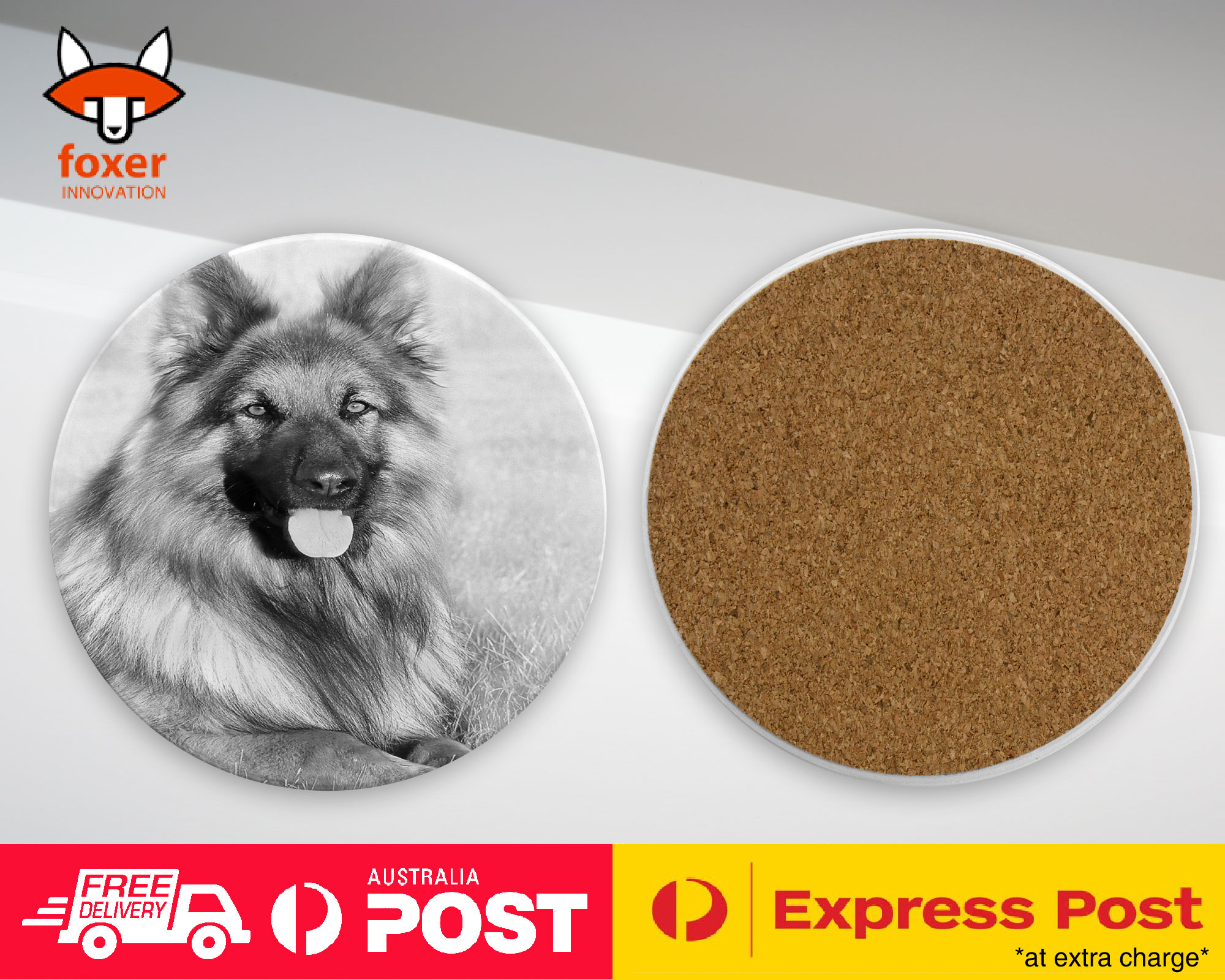 COASTER COFFEE DRINKING MAT|GERMAN SHEPHERD DOG 9