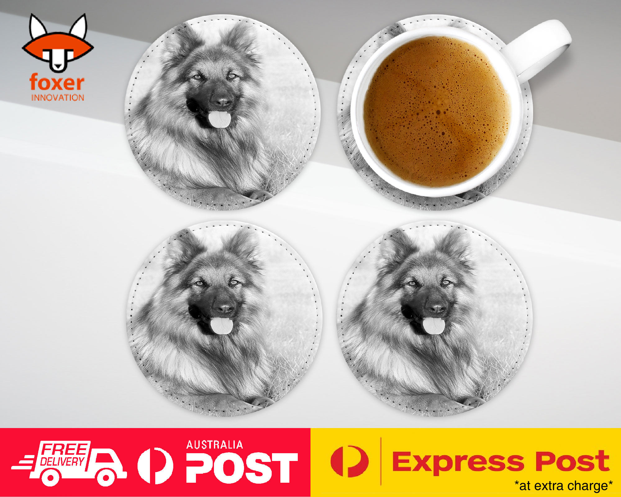 COASTER COFFEE DRINKING MAT|GERMAN SHEPHERD DOG 9