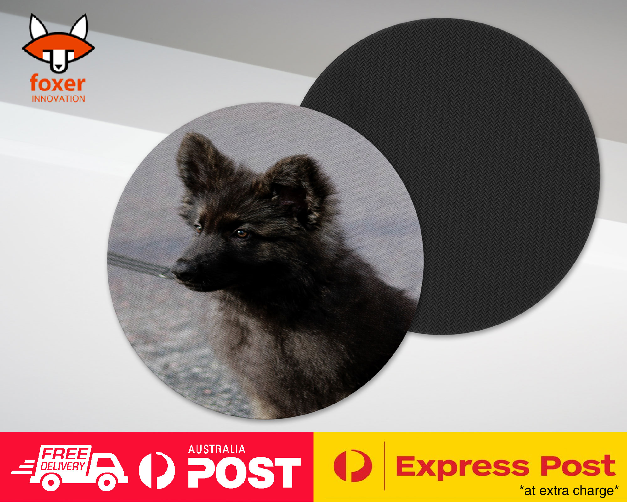 COASTER COFFEE DRINKING MAT|GERMAN SHEPHERD DOG 12