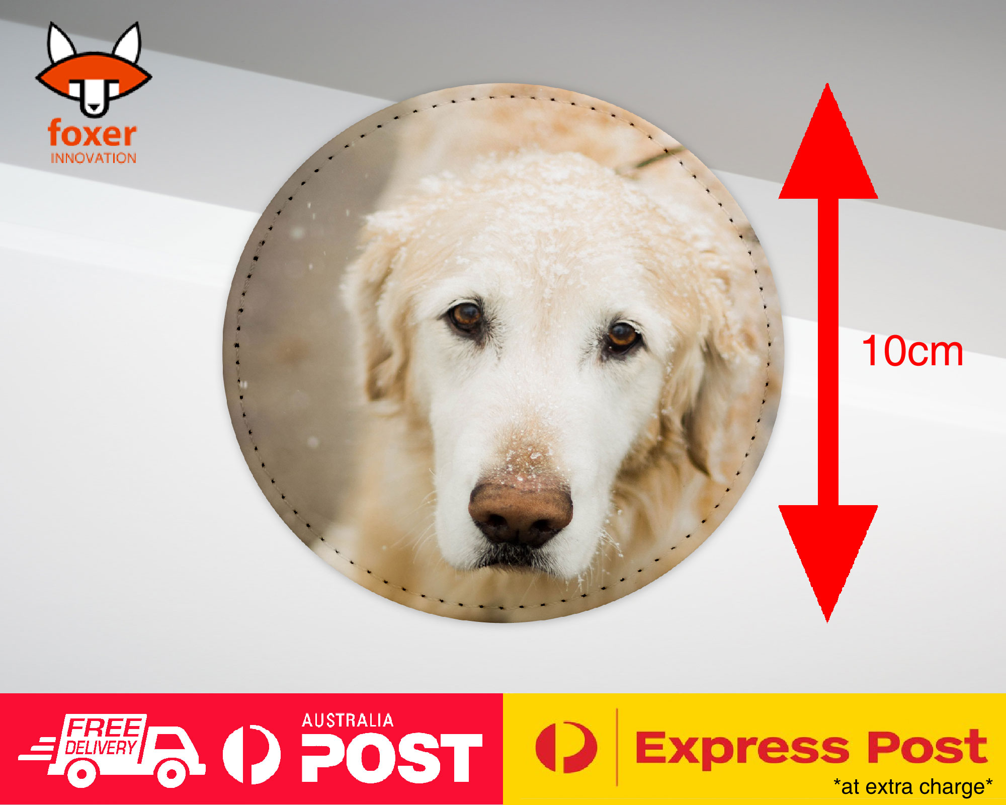 COASTER COFFEE DRINKING MAT|GOLDEN RETRIEVER DOG 4 - Foto 7 di 21