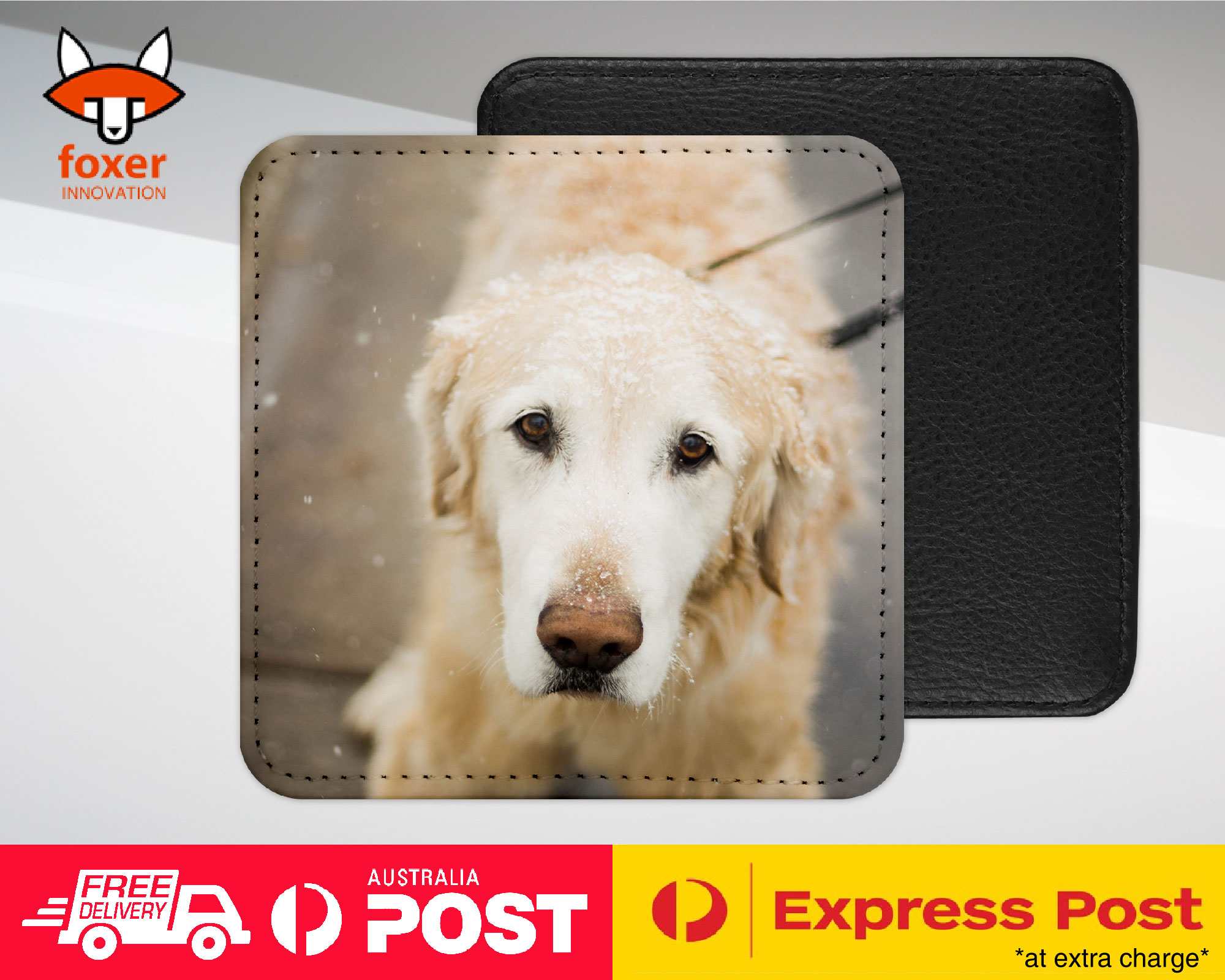 COASTER COFFEE DRINKING MAT|GOLDEN RETRIEVER DOG 4 - Foto 15 di 21