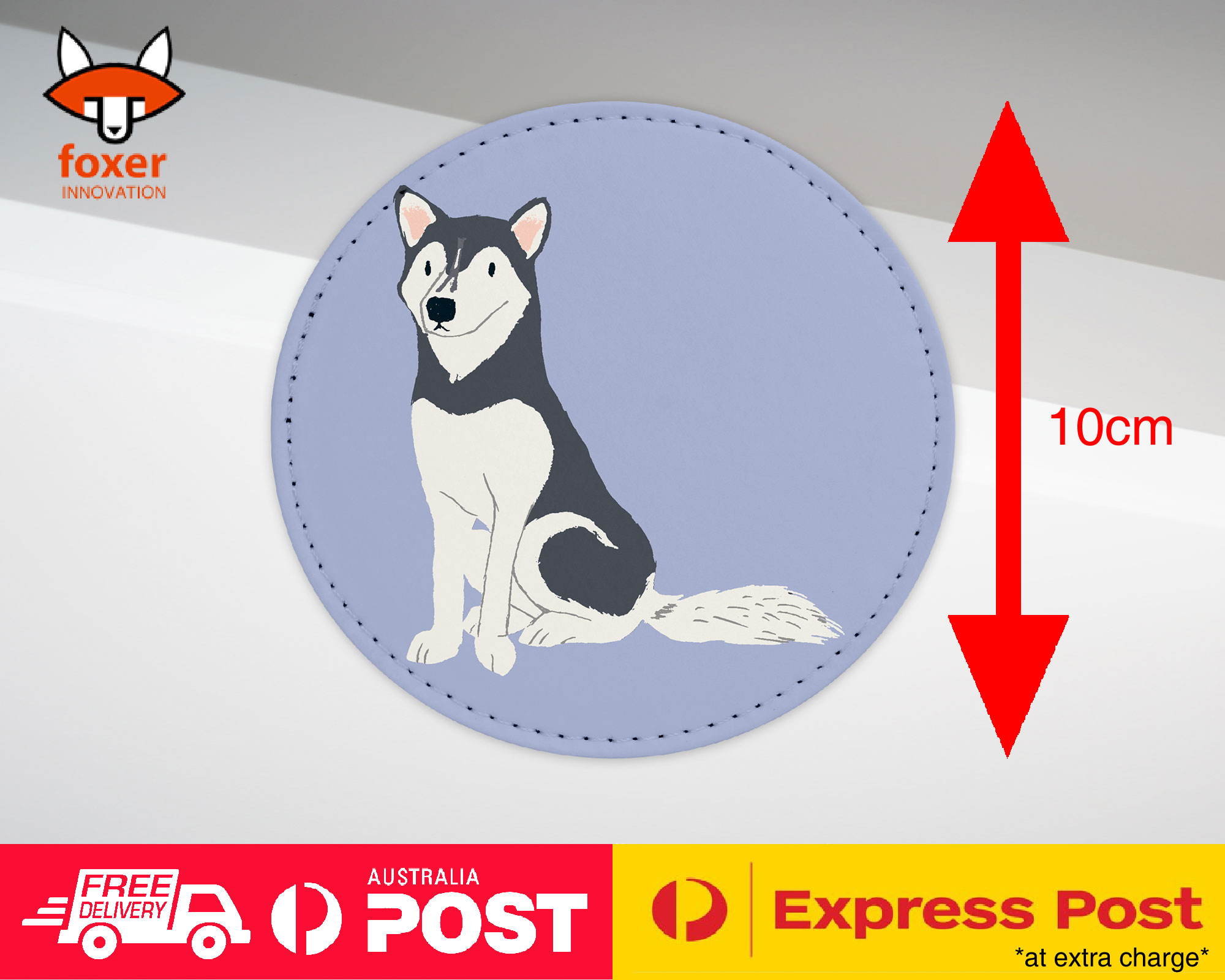 COASTER COFFEE DRINKING MAT|SIBERIAN HUSKY DOG 2