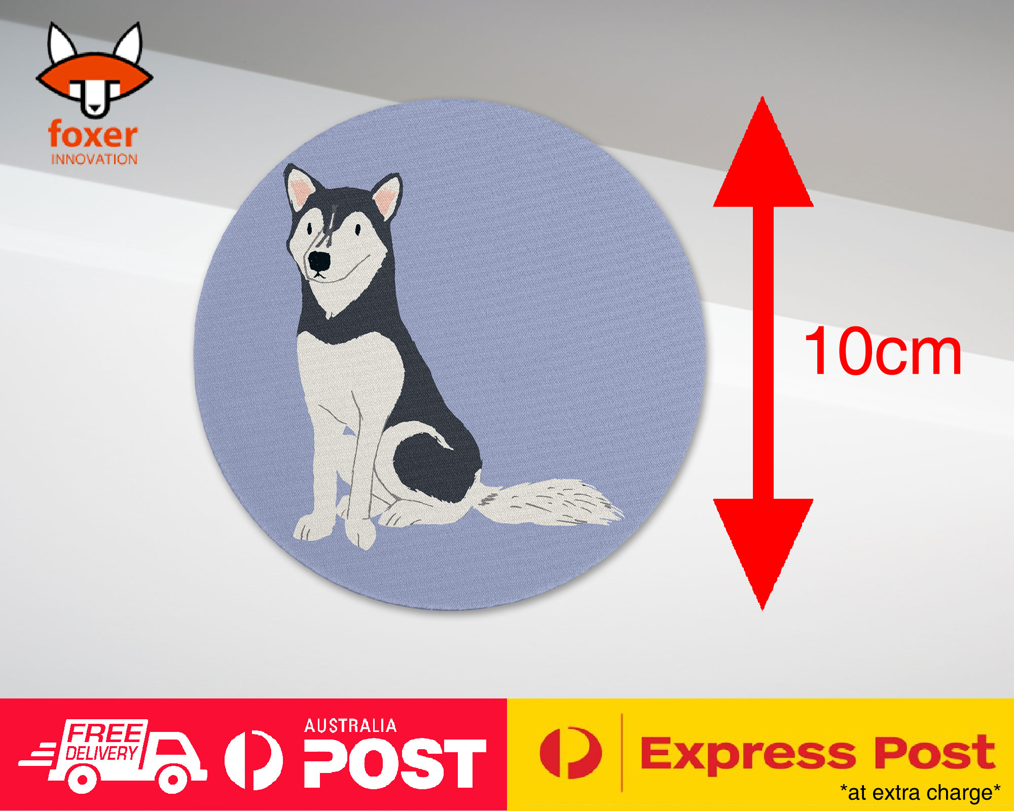 COASTER COFFEE DRINKING MAT|SIBERIAN HUSKY DOG 2