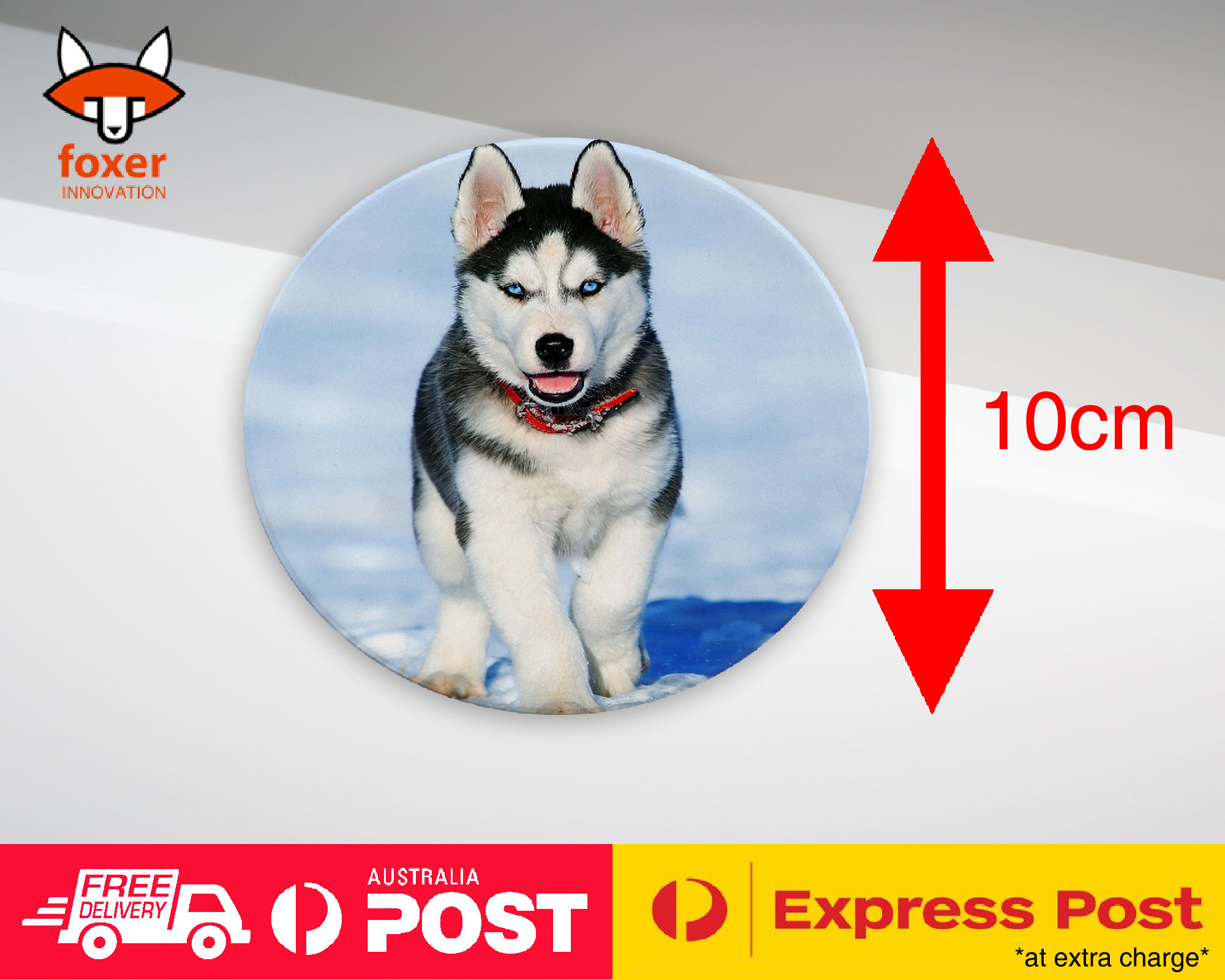 COASTER COFFEE DRINKING MAT|SIBERIAN HUSKY DOG 3