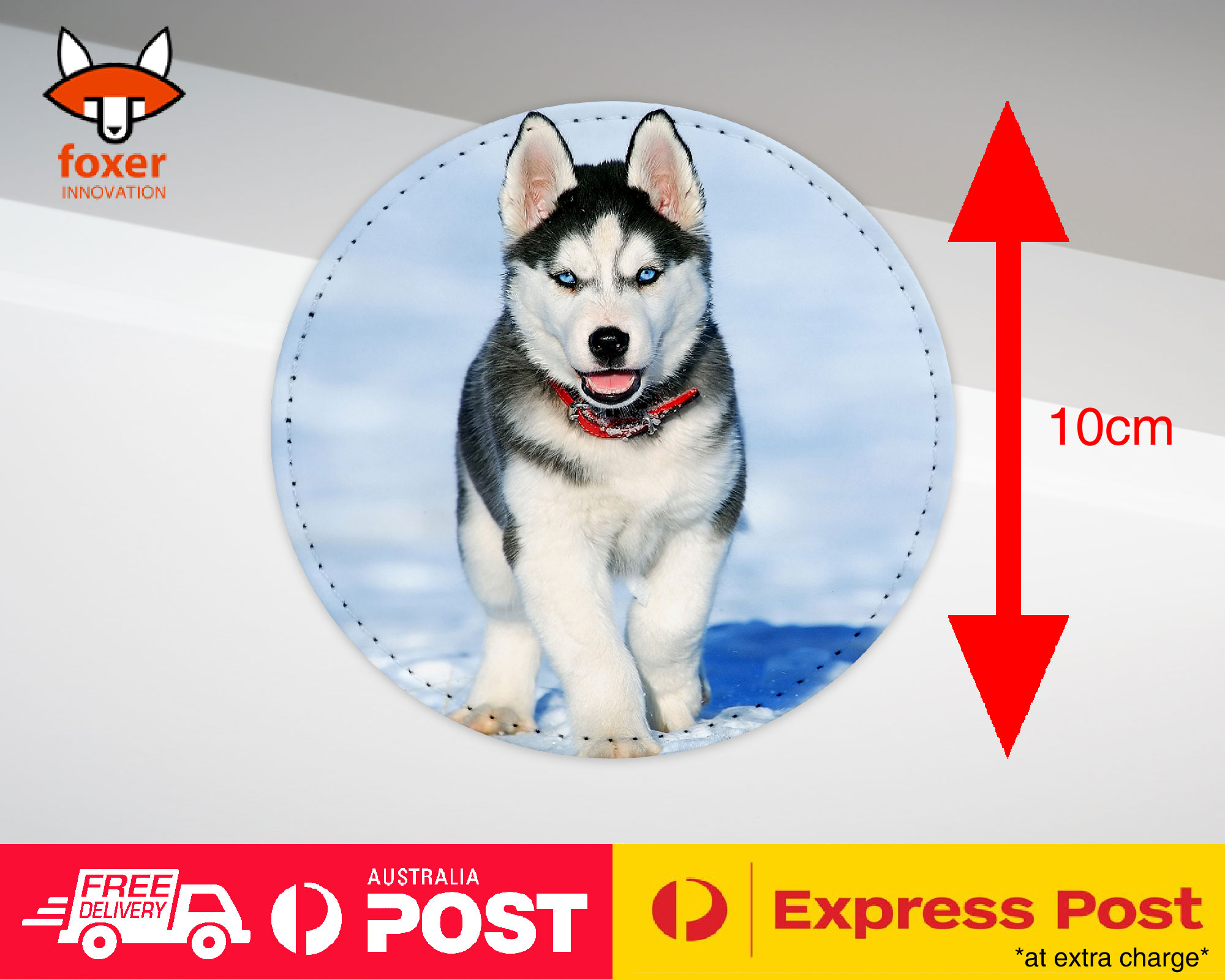COASTER COFFEE DRINKING MAT|SIBERIAN HUSKY DOG 3