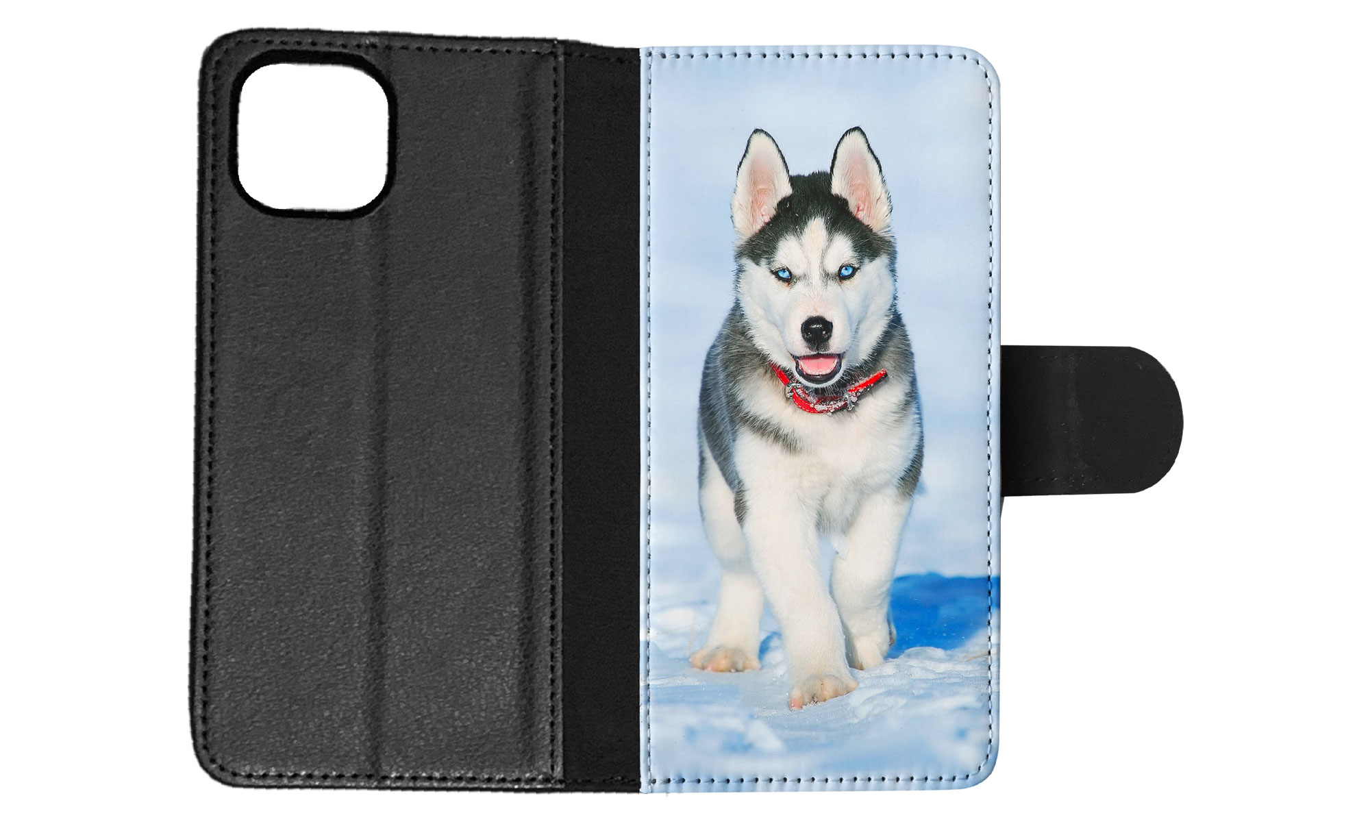 FLIP CASE FOR APPLE IPHONE|SIBERIAN HUSKY DOG 3 - Picture 59 of 193