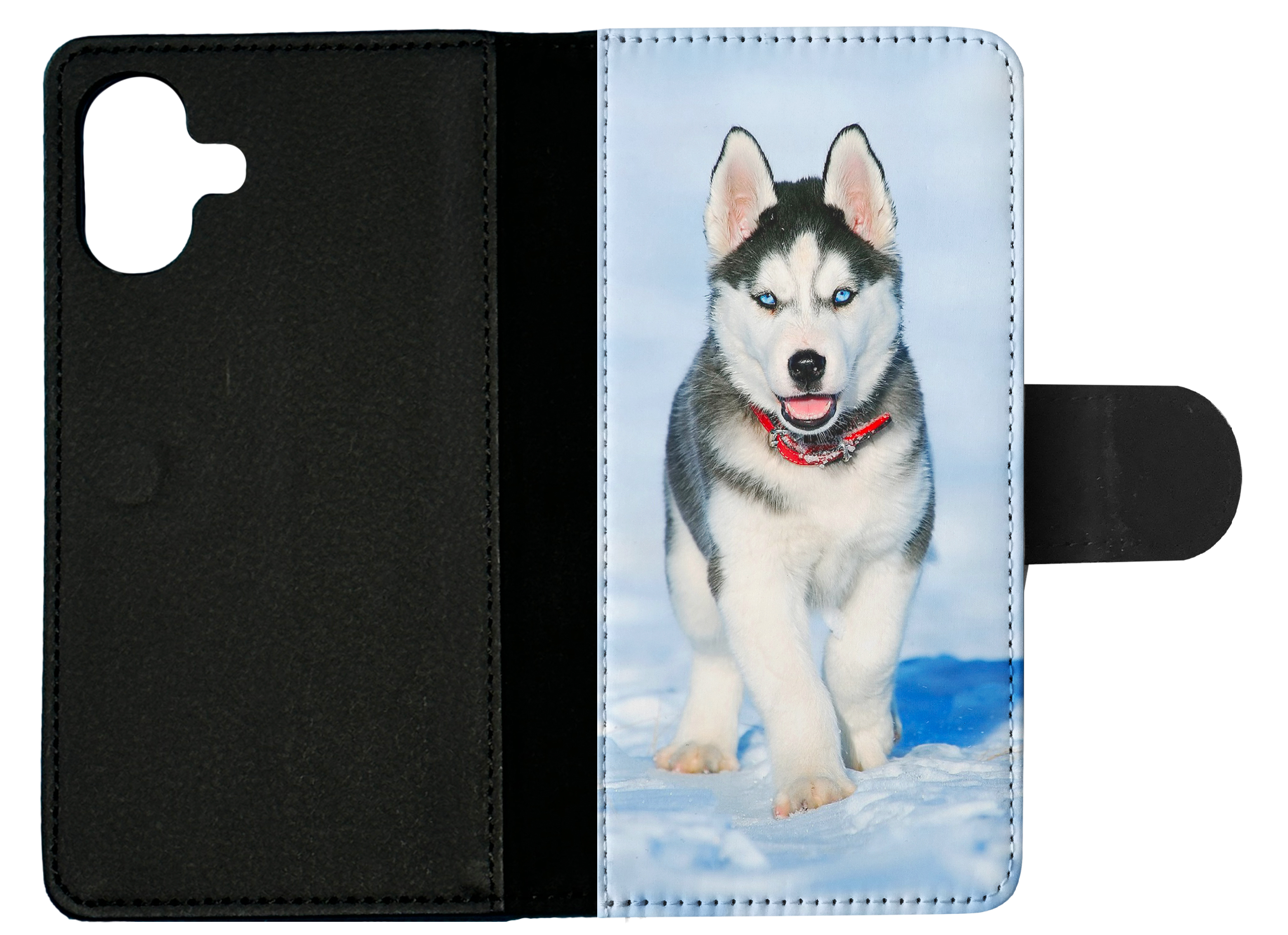 FLIP CASE FOR APPLE IPHONE|SIBERIAN HUSKY DOG 3 - Picture 19 of 193