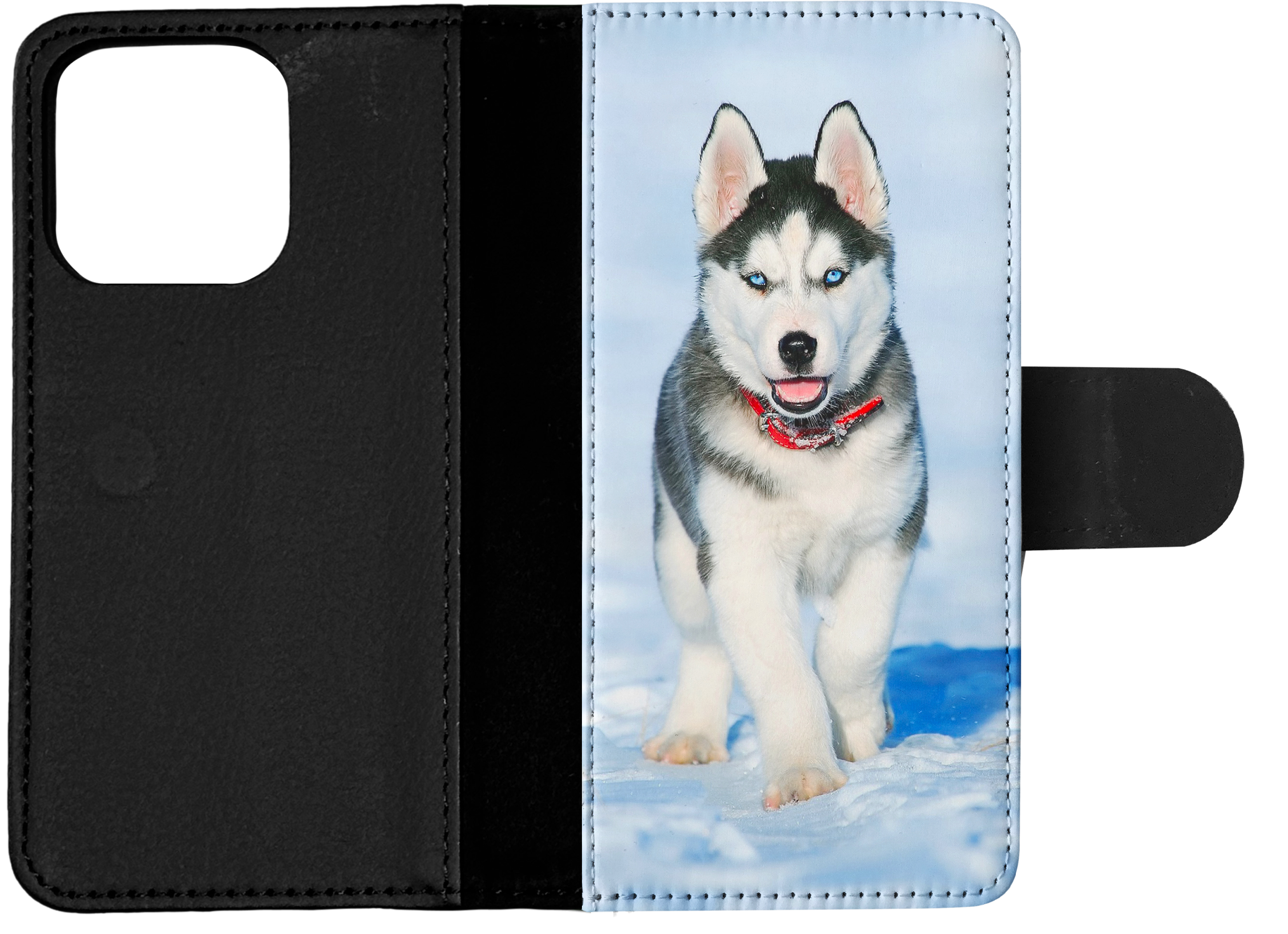 FLIP CASE FOR APPLE IPHONE|SIBERIAN HUSKY DOG 3 - Picture 14 of 193