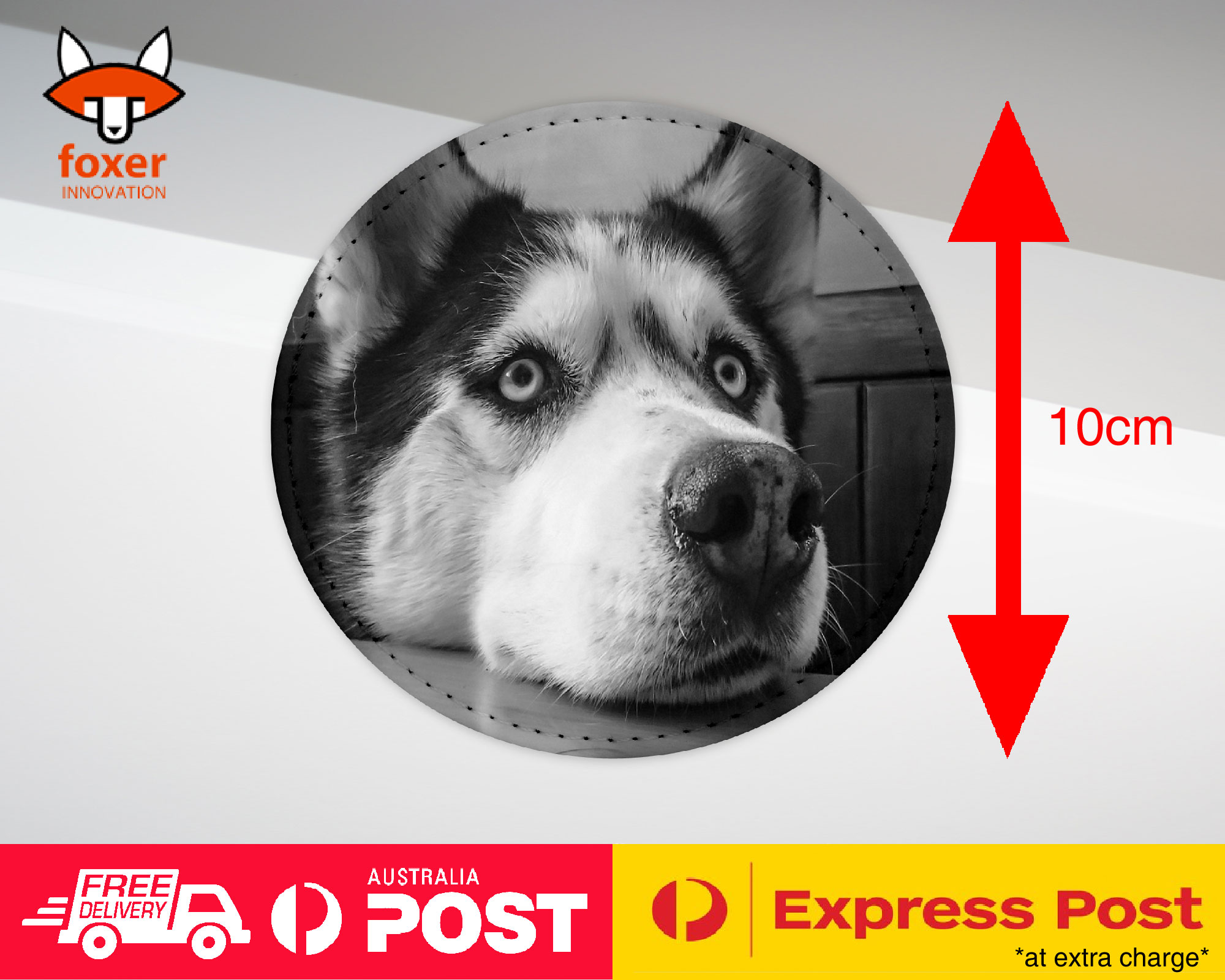 COASTER COFFEE DRINKING MAT|SIBERIAN HUSKY DOG 5