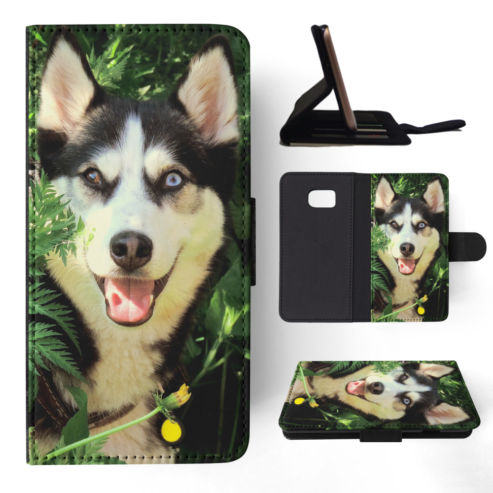 FLIP CASE FOR SAMSUNG GALAXY|SIBERIAN HUSKY DOG 7 - Picture 111 of 120