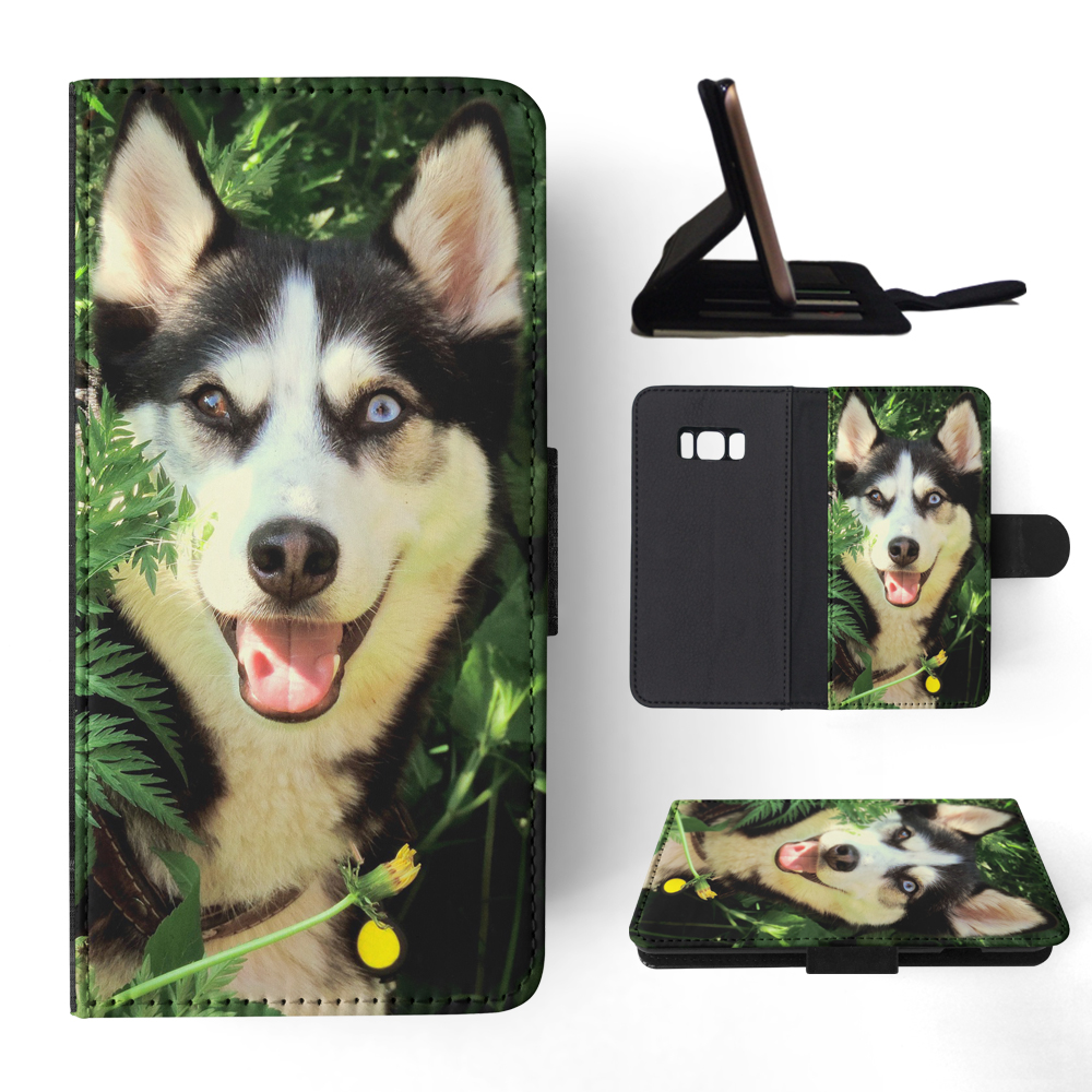 FLIP CASE FOR SAMSUNG GALAXY|SIBERIAN HUSKY DOG 7 - Picture 106 of 120