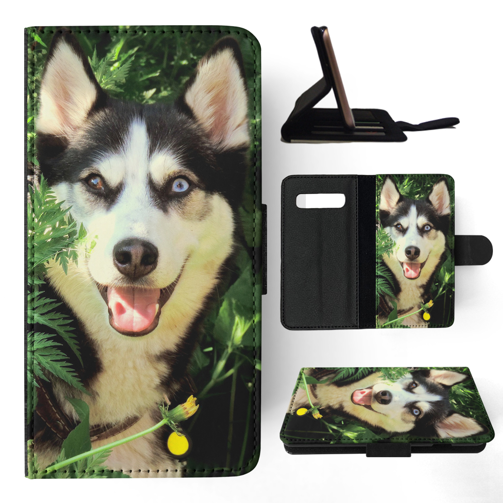 FLIP CASE FOR SAMSUNG GALAXY|SIBERIAN HUSKY DOG 7 - Picture 86 of 120