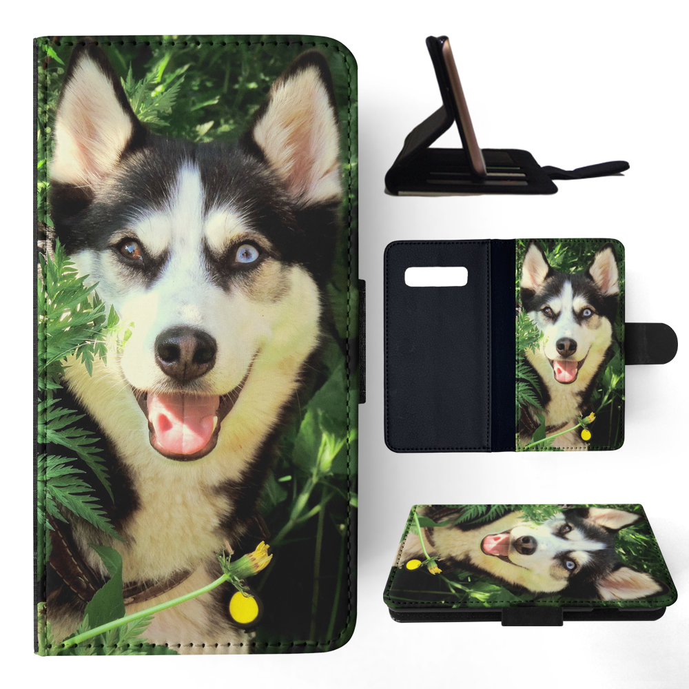 FLIP CASE FOR SAMSUNG GALAXY|SIBERIAN HUSKY DOG 7 - Picture 81 of 120