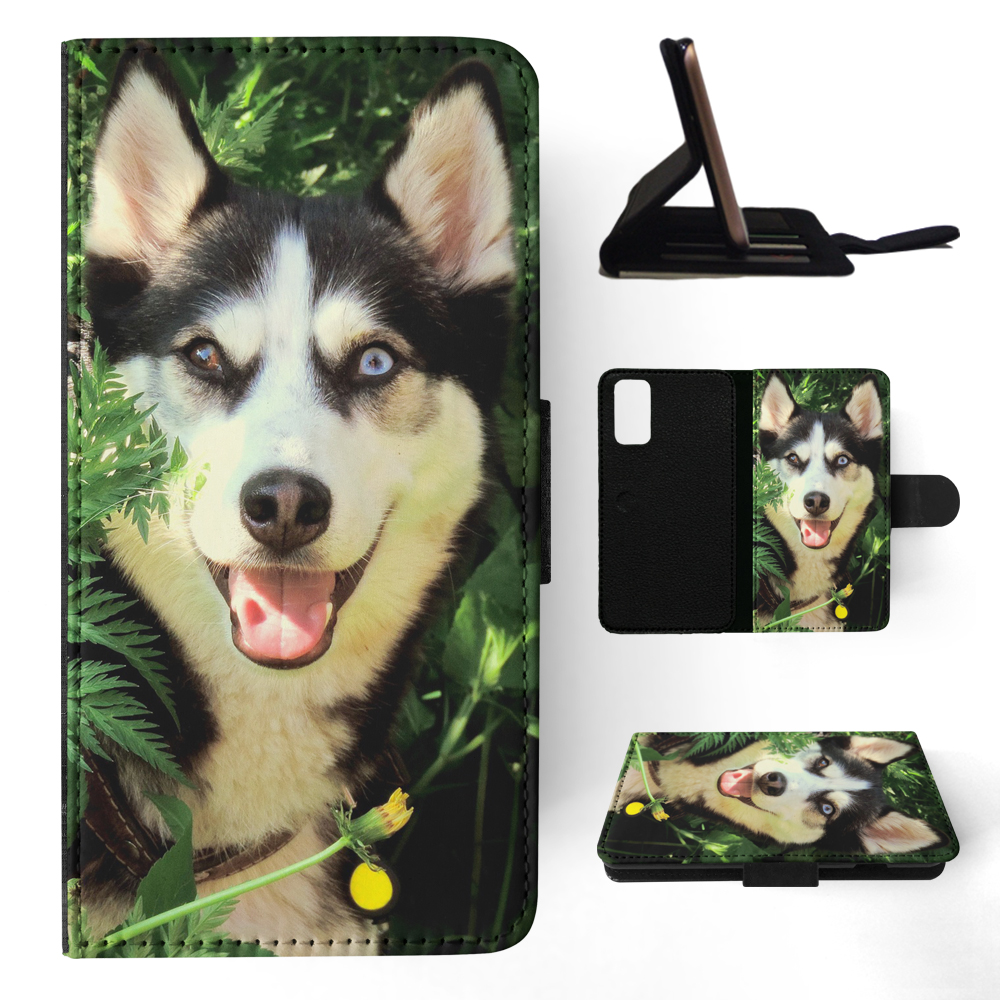 FLIP CASE FOR SAMSUNG GALAXY|SIBERIAN HUSKY DOG 7 - Picture 76 of 120