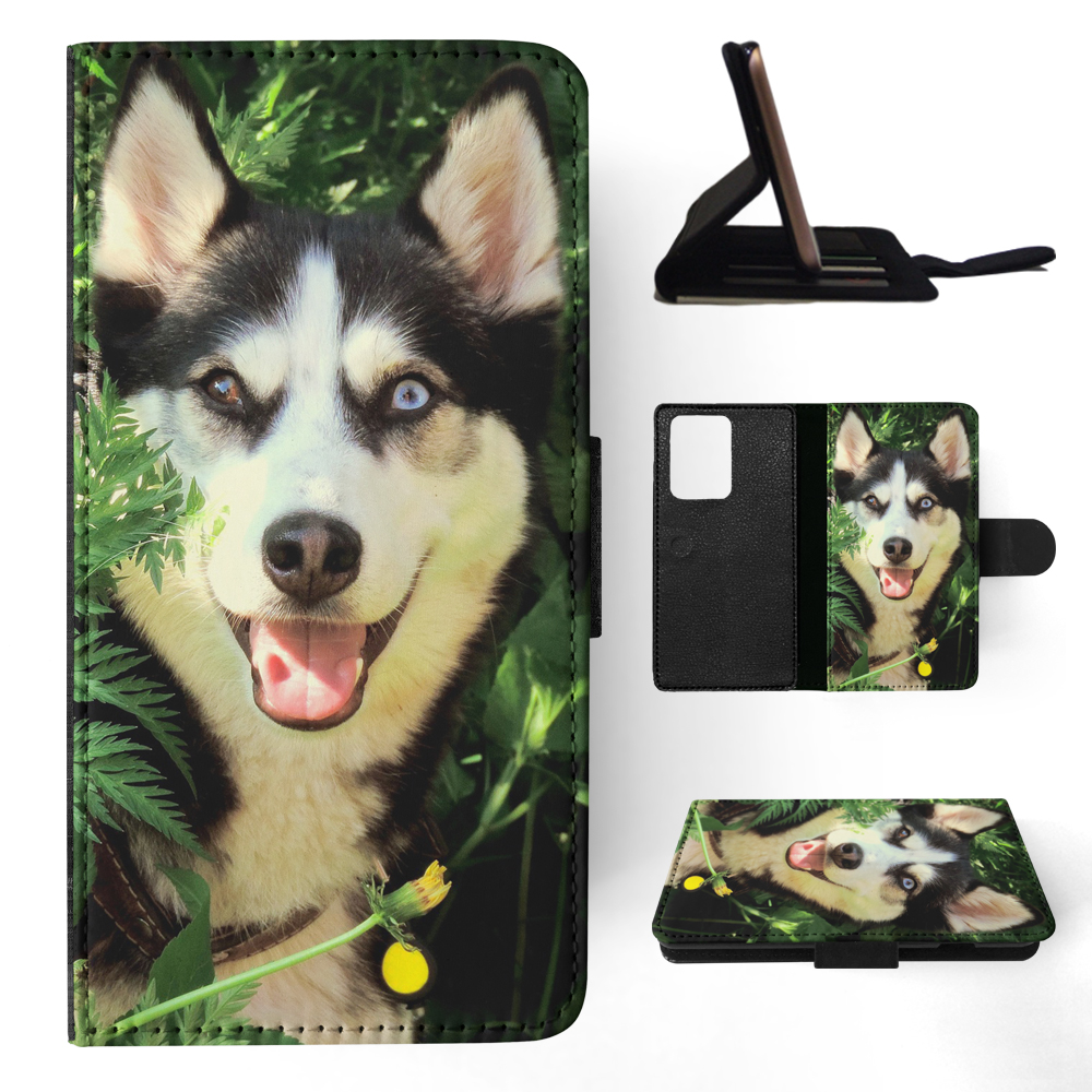 FLIP CASE FOR SAMSUNG GALAXY|SIBERIAN HUSKY DOG 7 - Picture 66 of 120