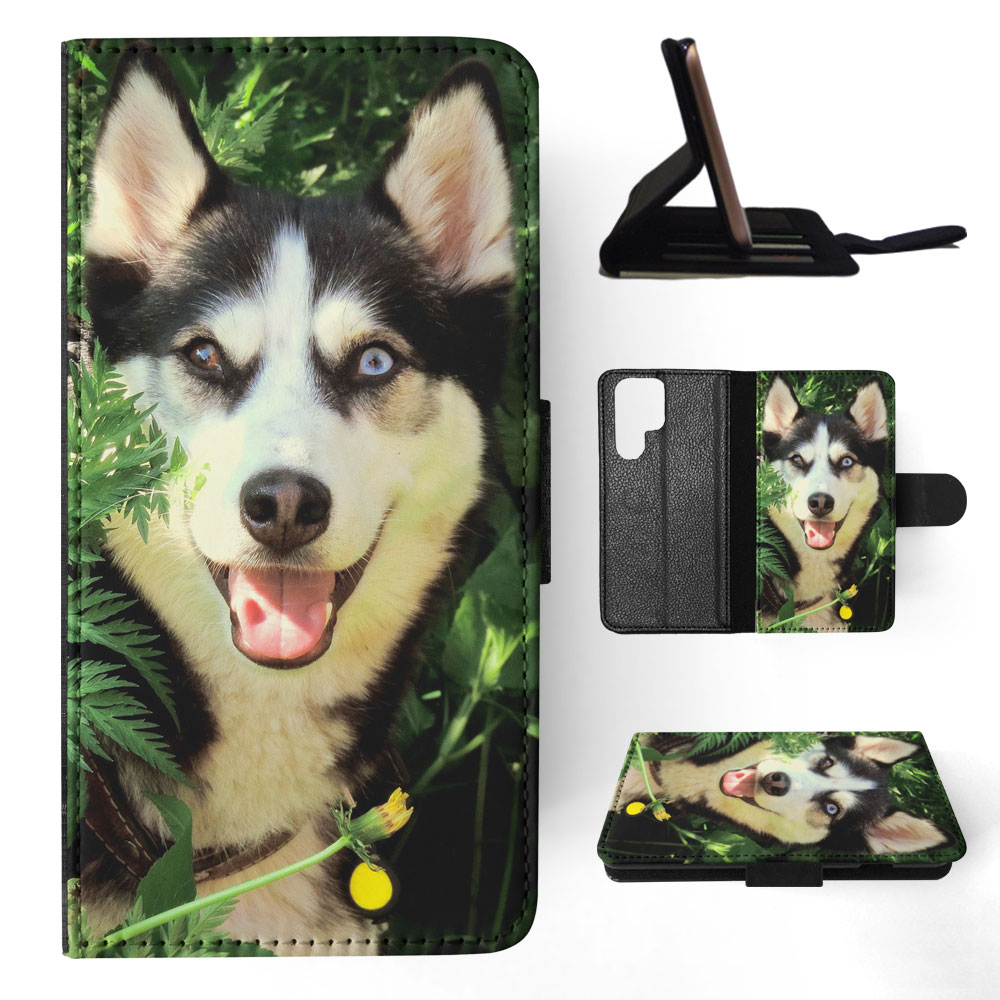 FLIP CASE FOR SAMSUNG GALAXY|SIBERIAN HUSKY DOG 7 - Picture 36 of 120