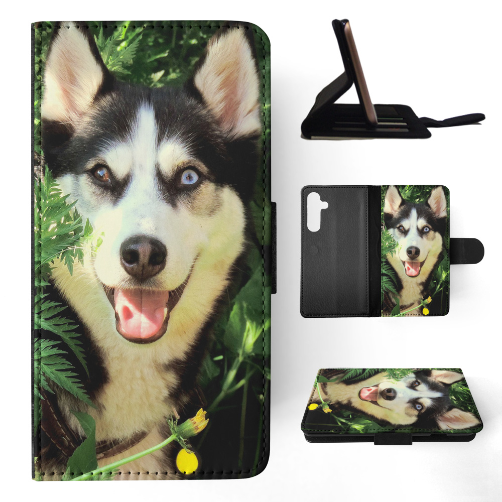 FLIP CASE FOR SAMSUNG GALAXY|SIBERIAN HUSKY DOG 7 - Picture 11 of 120
