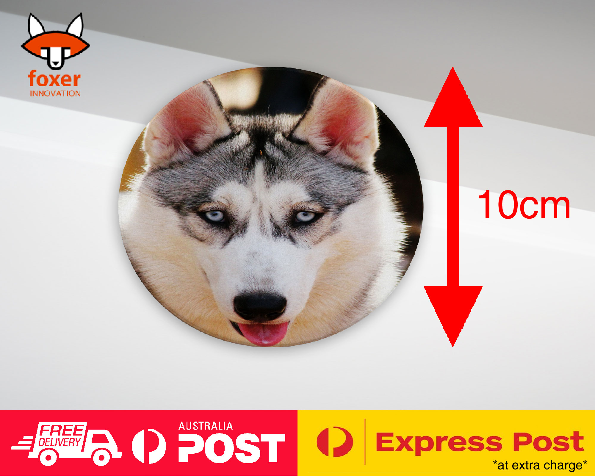 COASTER COFFEE DRINKING MAT|SIBERIAN HUSKY DOG 11