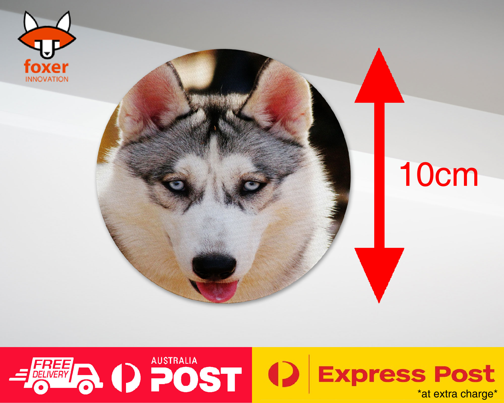 COASTER COFFEE DRINKING MAT|SIBERIAN HUSKY DOG 11