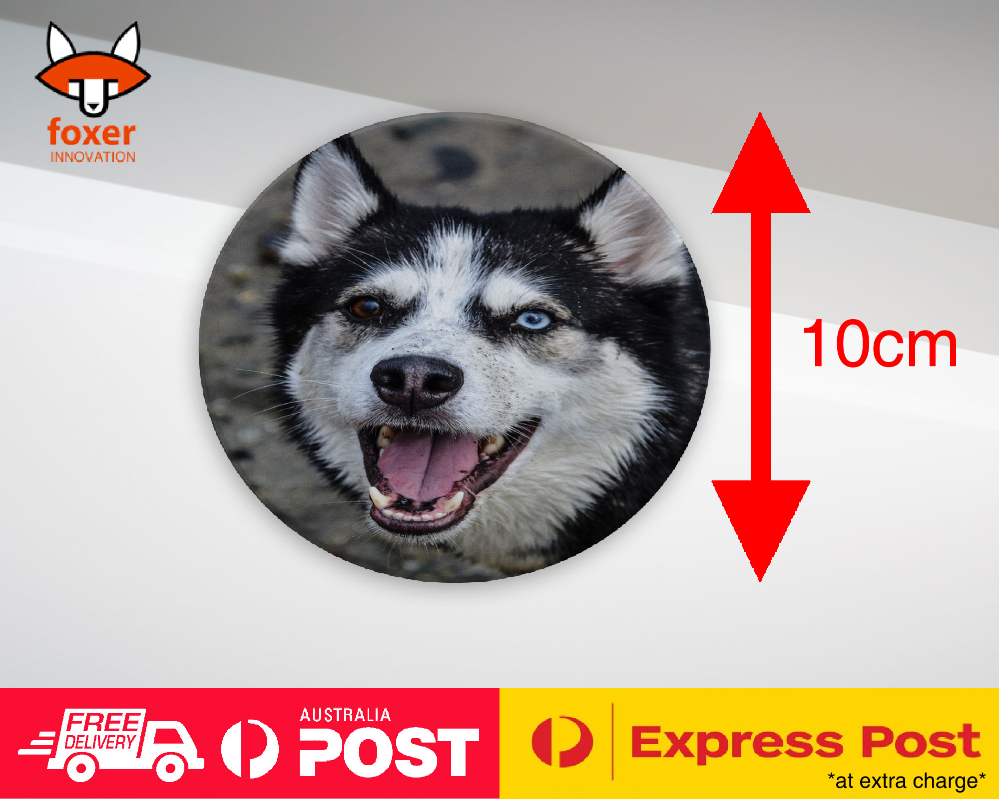 COASTER COFFEE DRINKING MAT|SIBERIAN HUSKY DOG 16