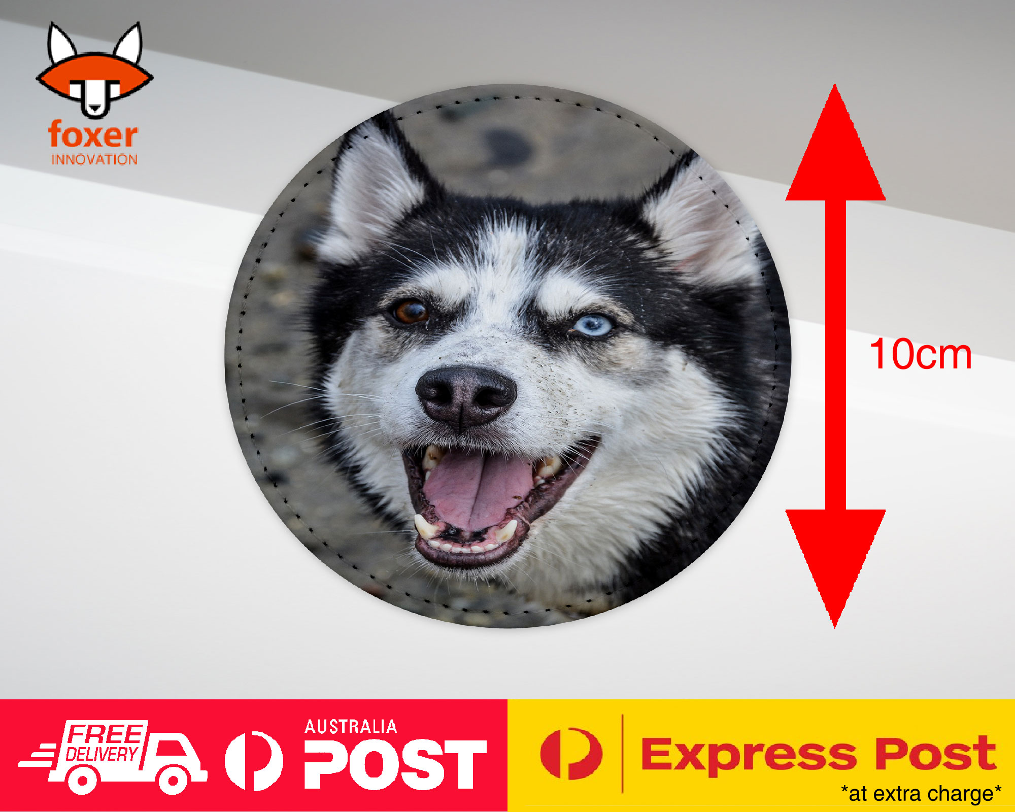 COASTER COFFEE DRINKING MAT|SIBERIAN HUSKY DOG 16