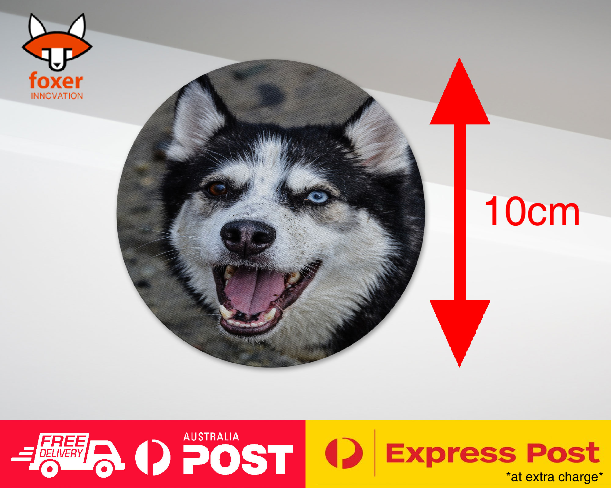 COASTER COFFEE DRINKING MAT|SIBERIAN HUSKY DOG 16