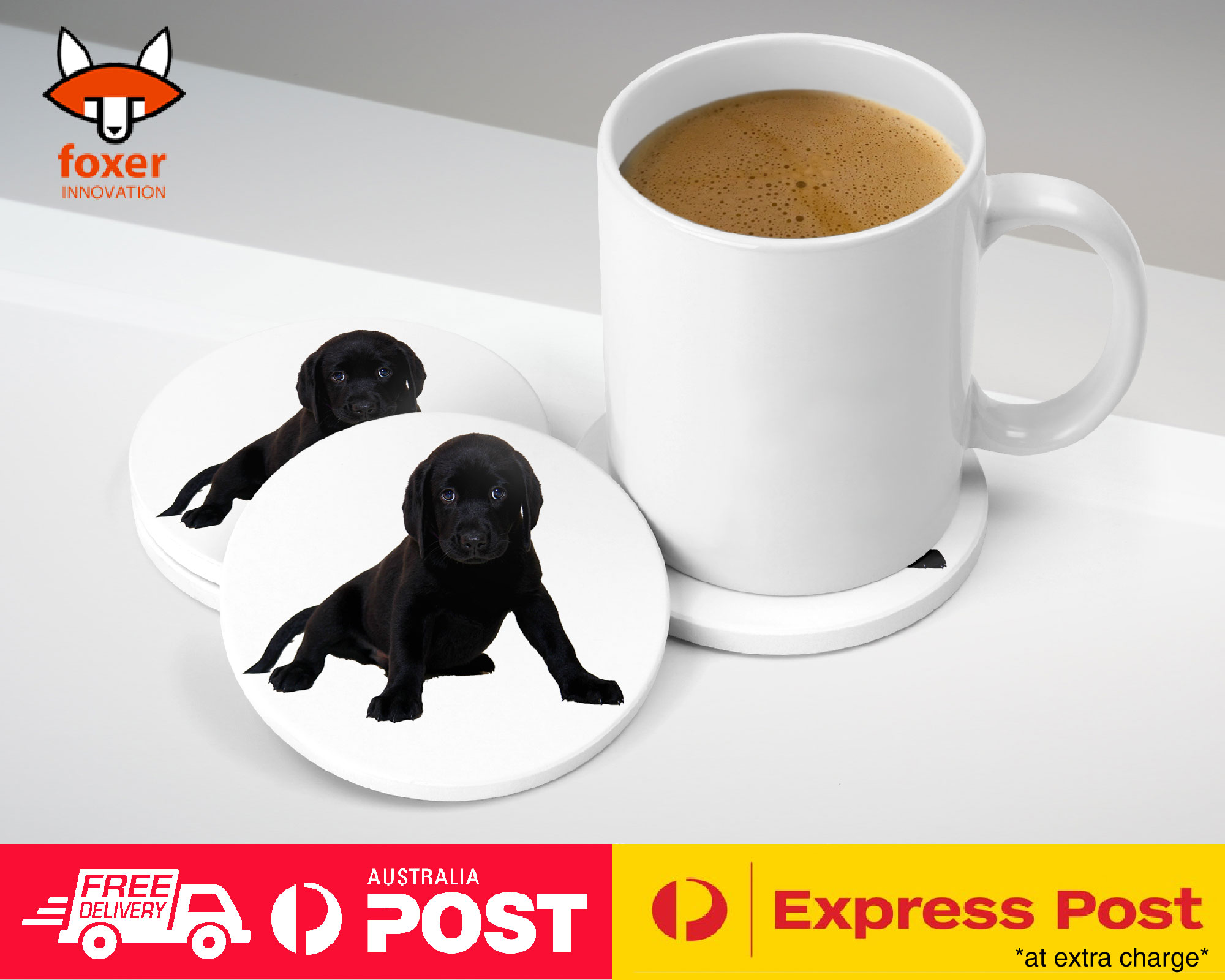 COASTER COFFEE DRINKING MAT|LABRADOR RETRIEVER DOG 13