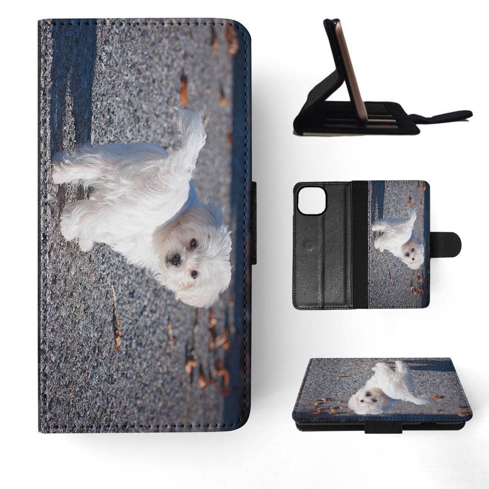 FLIP CASE FOR APPLE IPHONE|MALTESE DOG 7 - Picture 61 of 193