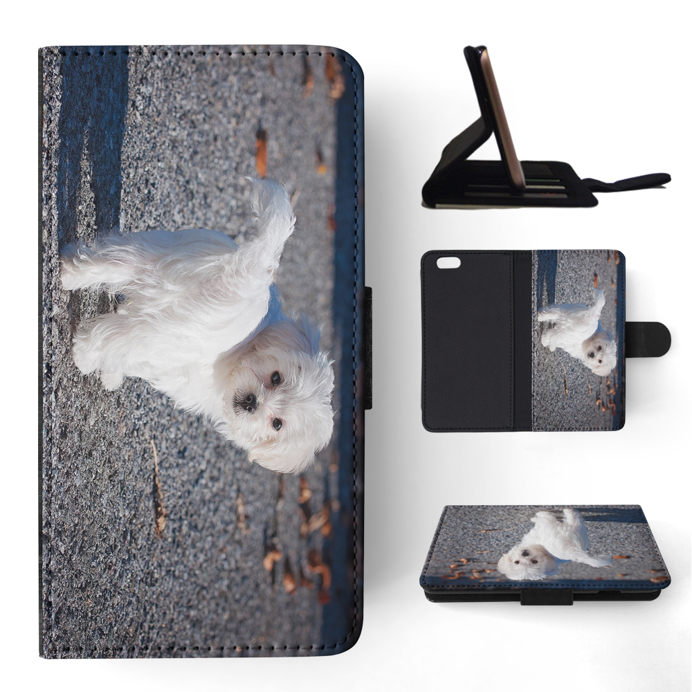 FLIP CASE FOR APPLE IPHONE|MALTESE DOG 7 - Picture 159 of 193