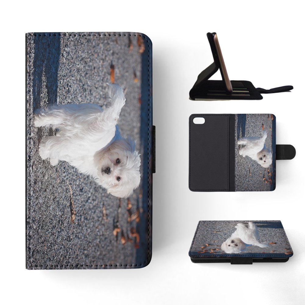 FLIP CASE FOR APPLE IPHONE|MALTESE DOG 7 - Picture 134 of 193