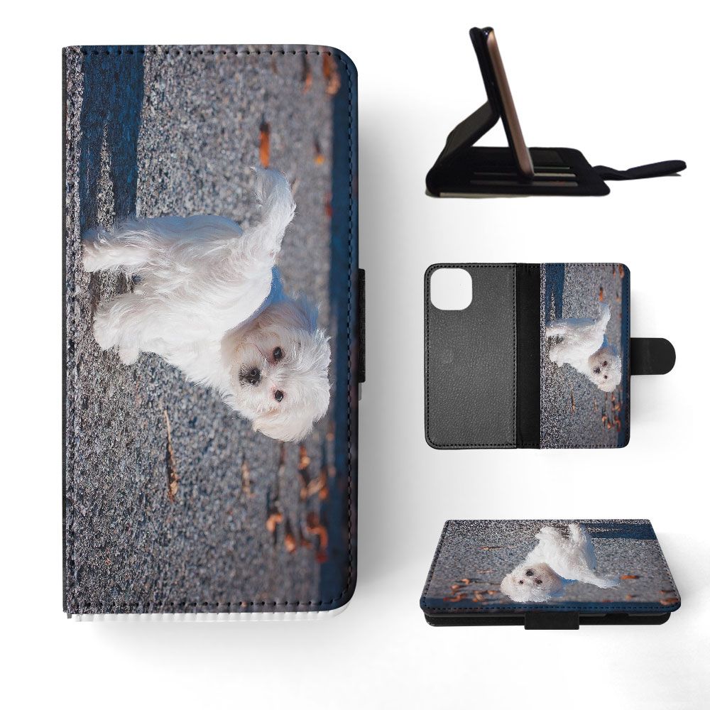 FLIP CASE FOR APPLE IPHONE|MALTESE DOG 7 - Picture 41 of 193