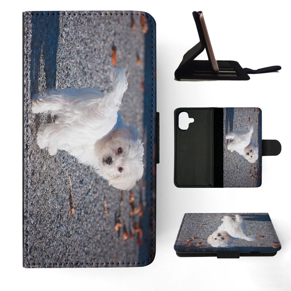 FLIP CASE FOR APPLE IPHONE|MALTESE DOG 7 - Picture 21 of 193