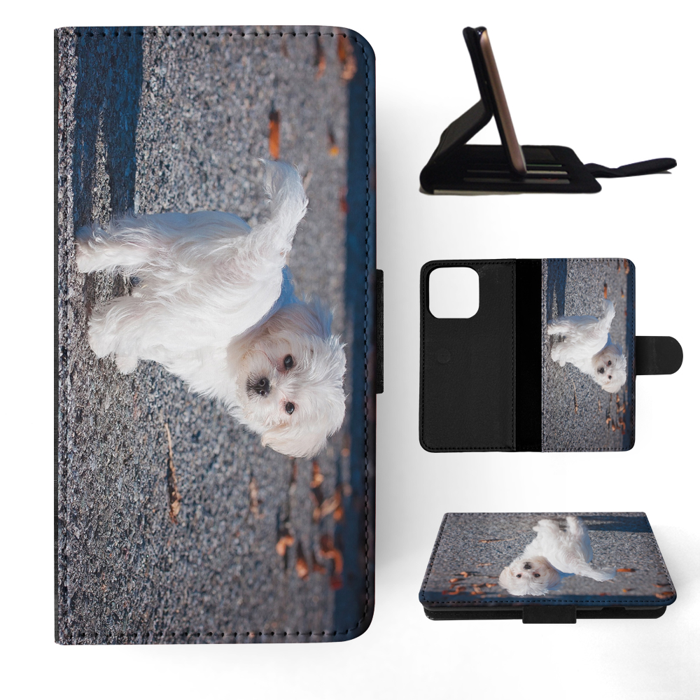 FLIP CASE FOR APPLE IPHONE|MALTESE DOG 7 - Picture 11 of 193