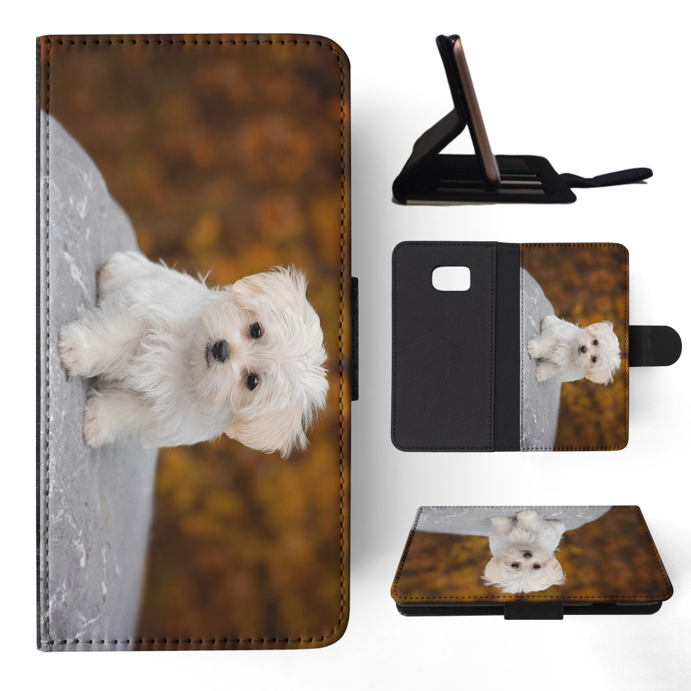 FLIP CASE FOR SAMSUNG GALAXY|MALTESE DOG 9 - Picture 111 of 120