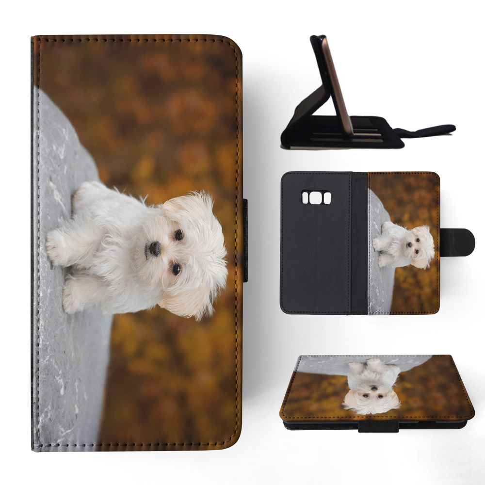FLIP CASE FOR SAMSUNG GALAXY|MALTESE DOG 9 - Picture 106 of 120