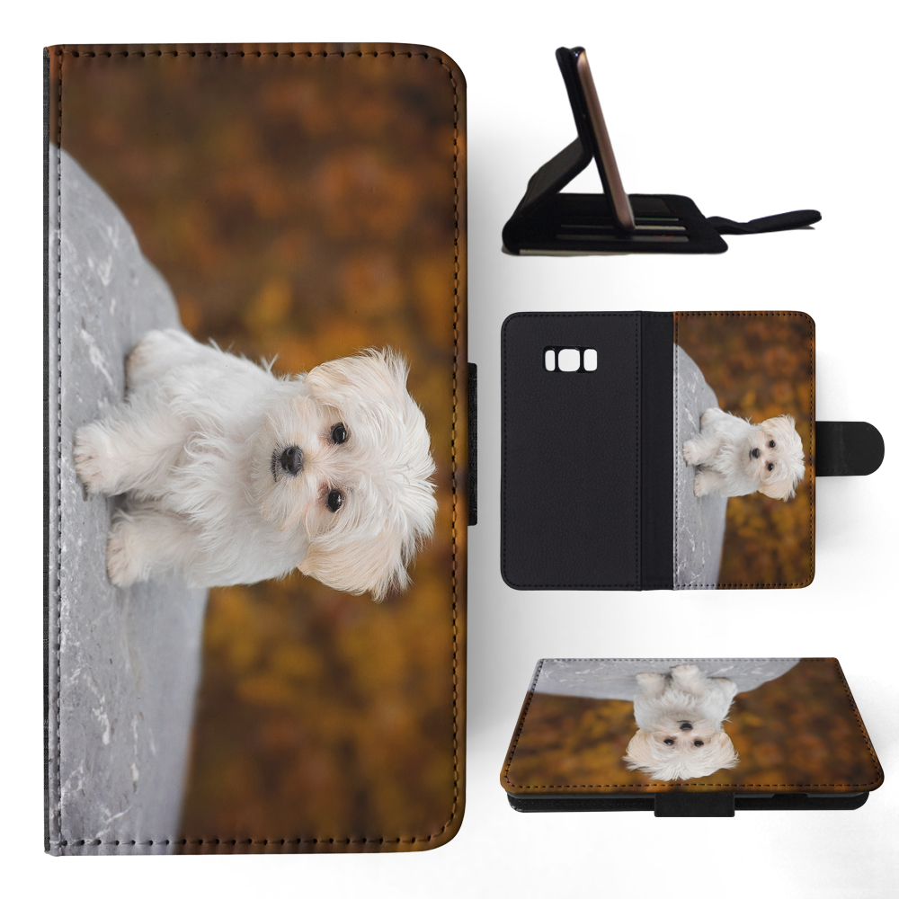 FLIP CASE FOR SAMSUNG GALAXY|MALTESE DOG 9 - Picture 101 of 120