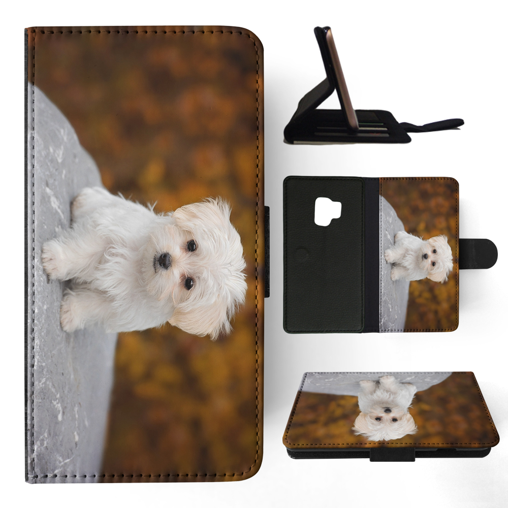 FLIP CASE FOR SAMSUNG GALAXY|MALTESE DOG 9 - Picture 91 of 120